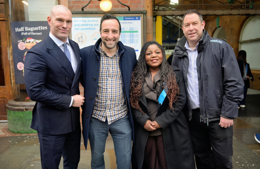 Brian Stephens, Esther Idoko, Hamish Adourian and Andrea Dardi