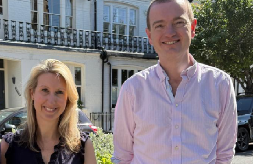 Cllrs Libby Hart and Rob Harris
