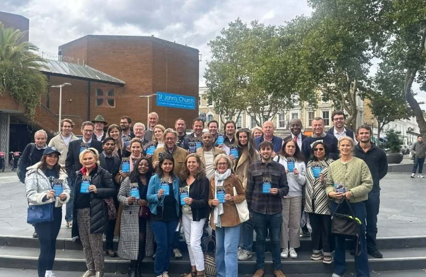 Campaigning in Chelsea Riverside