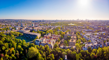 Kensington and Chelsea from above